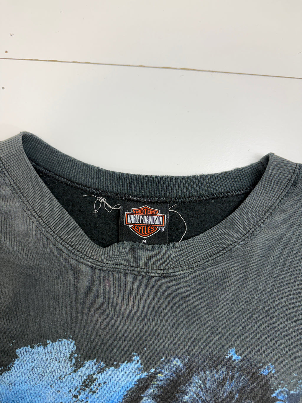 Vintage 2001 Harley Davidson Gettysburg Sweatshirt Black