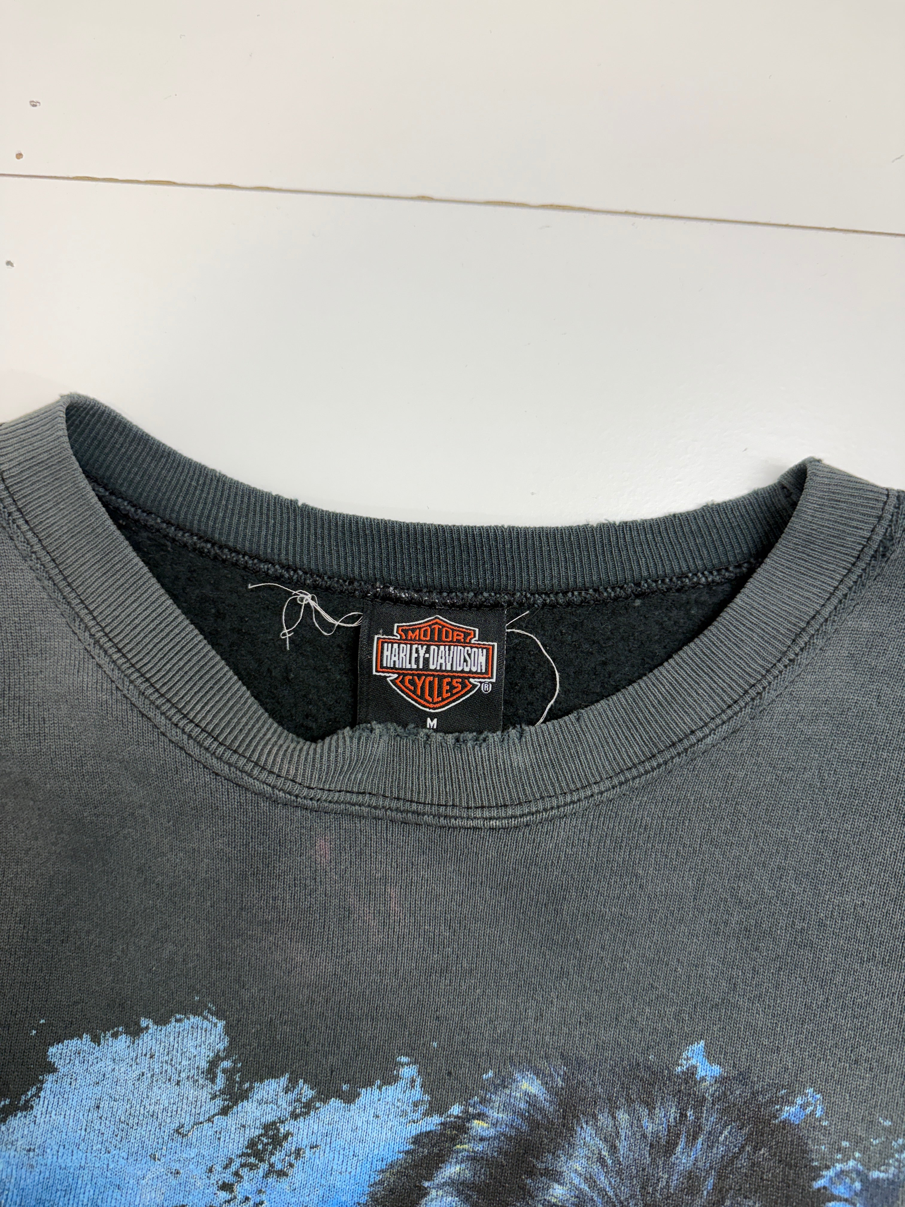 Vintage 2001 Harley Davidson Gettysburg Sweatshirt Black