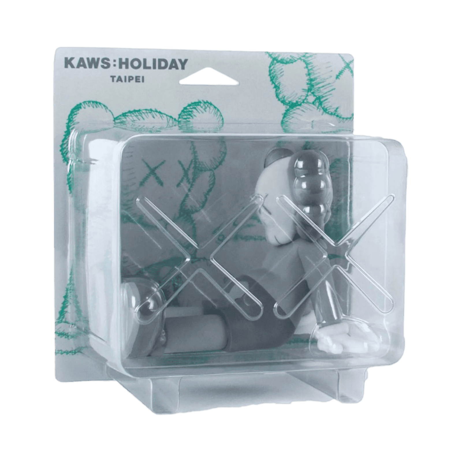 KAWS Holiday Taipei Vinyl Figure Grey