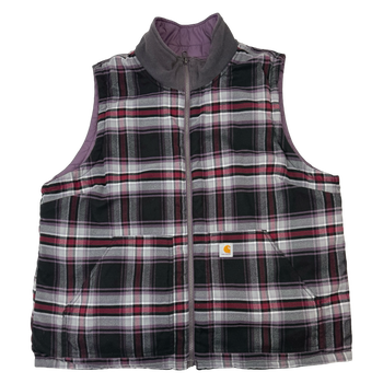 Carhartt Reversible Insulated Vest Plaid/Purple