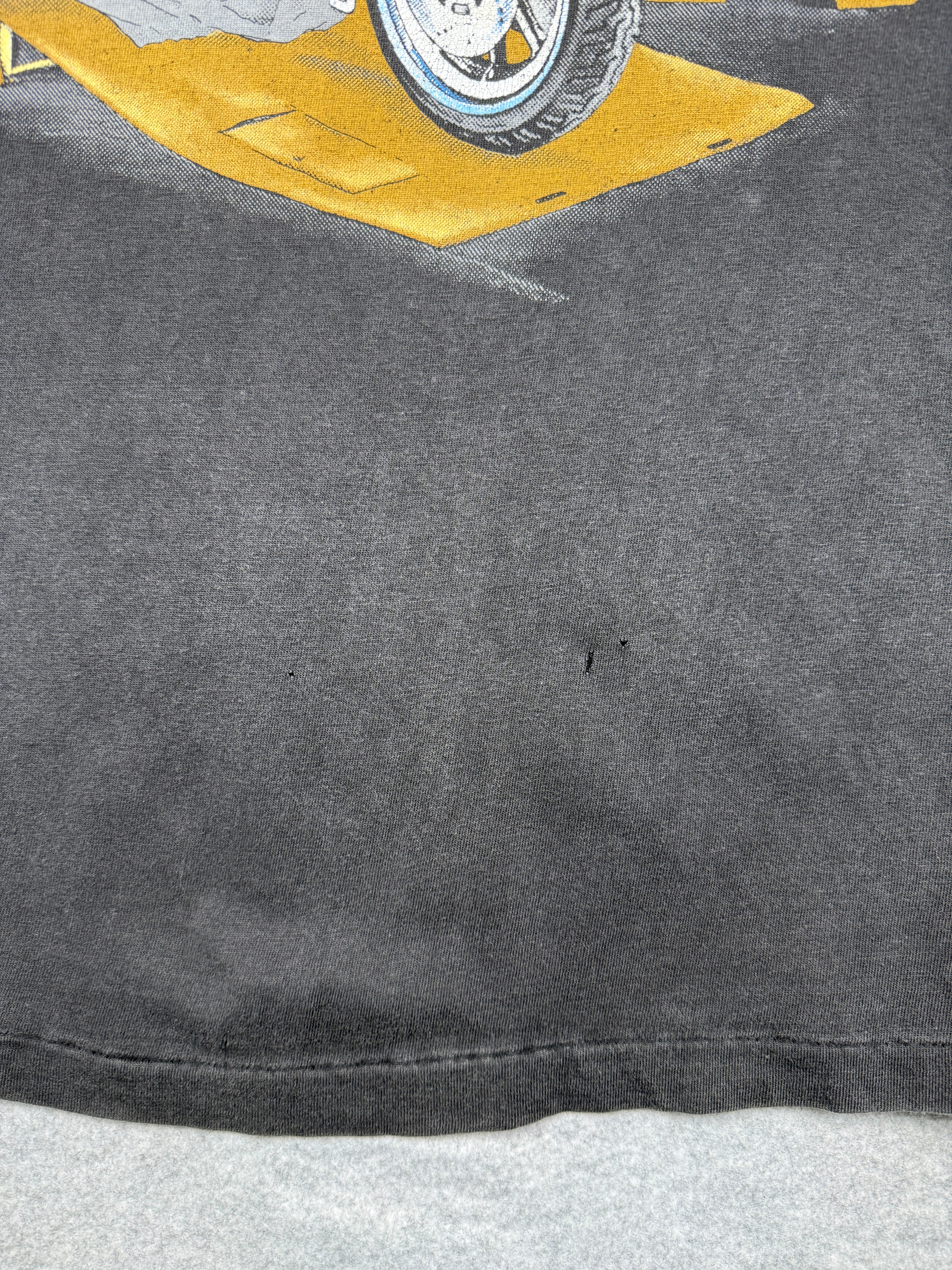Vintage Harley Davidson Worth The Wait Tee Black