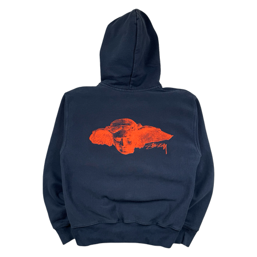 Stussy Hypnos Zip Up Hoodie Navy (USED) | Vintage Clothing Store Canada