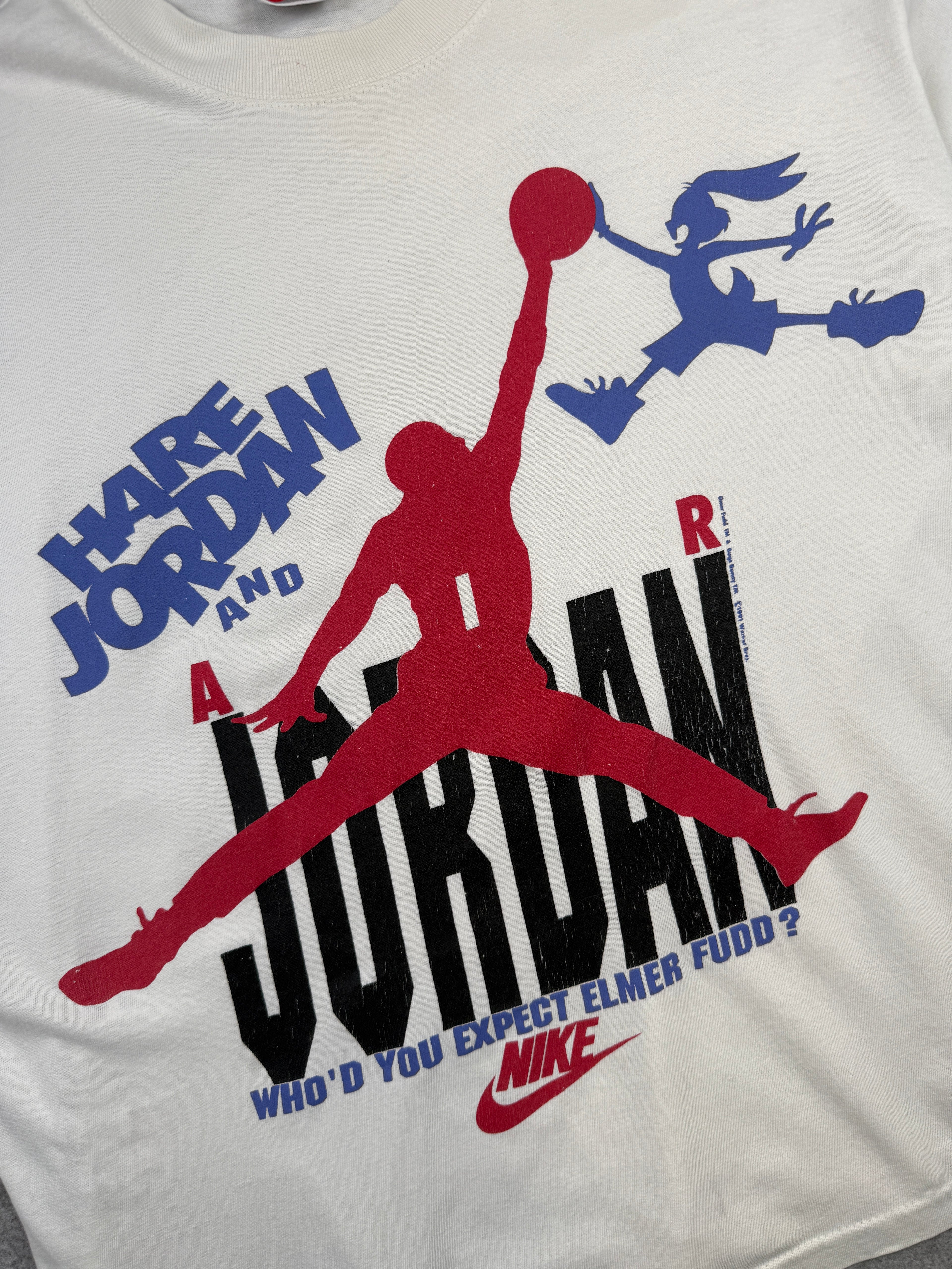 Vintage Nike Hare Jordan Tee White