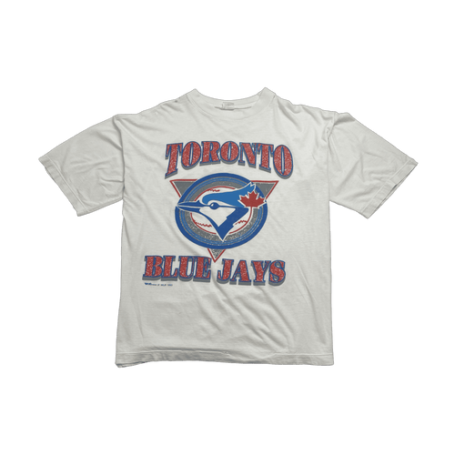 (L) Vintage '93 Toronto Blue Jays Tee White | Vintage Clothing Store Canada