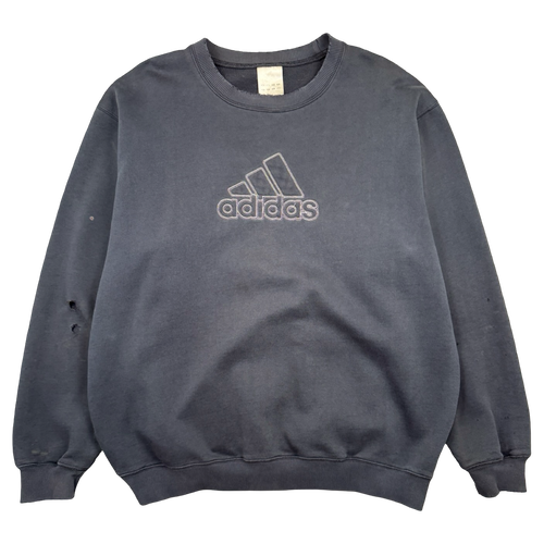 Vintage Adidas Crewneck Black | Vintage Clothing Store Canada