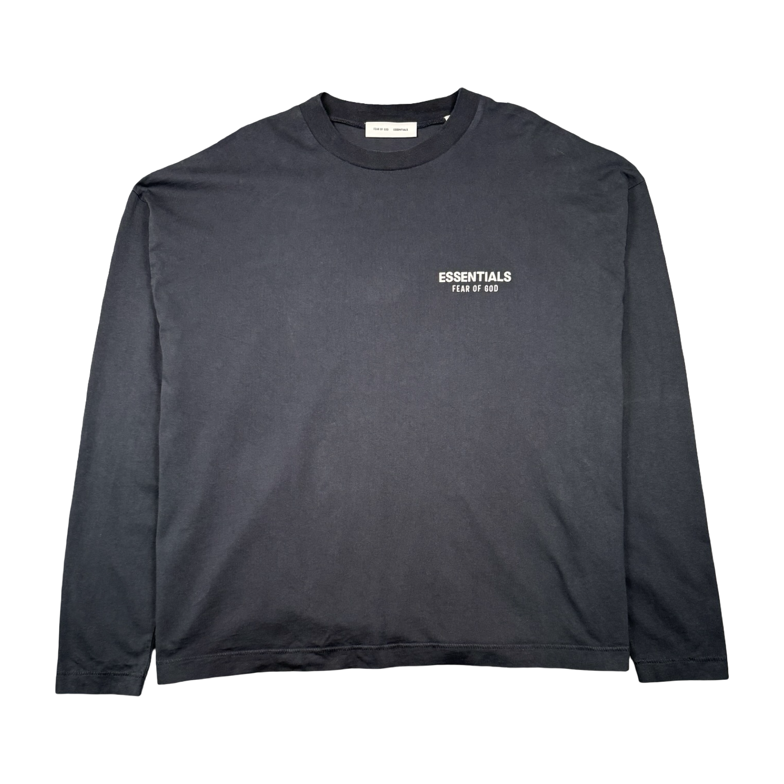 Fear Of God Essentials Logo L/S Tee Black (USED)