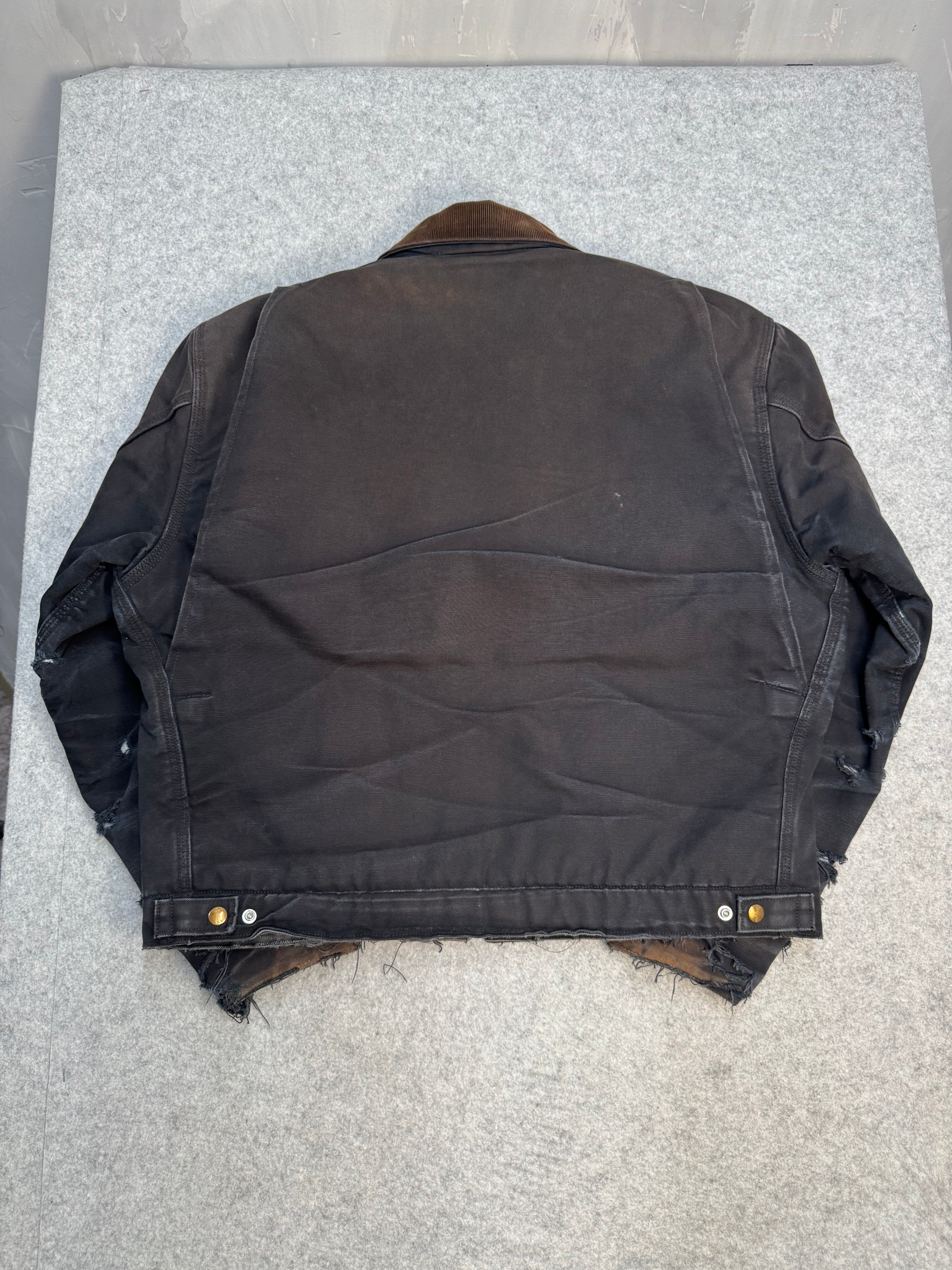 Vintage 2000’s Carhartt Detroit Jacket Distressed Black