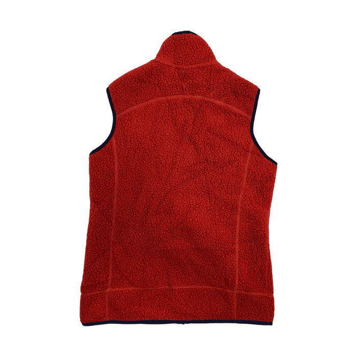 Vintage Patagonia Fleece Zip-Up Vest Red | Vitnage Clothing Store Canada