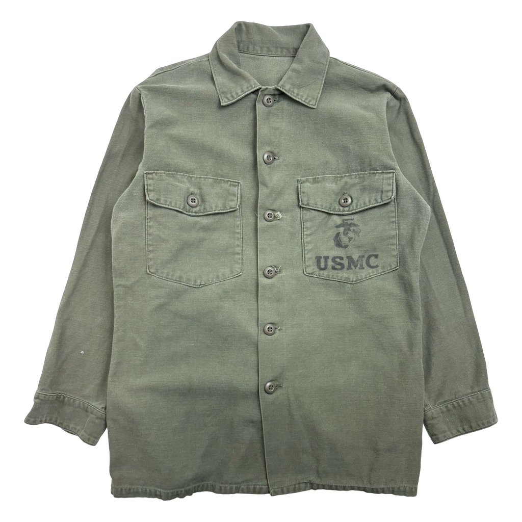 Vintage USMC Button Up Green