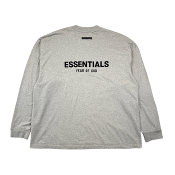 Fear Of God Essentials L/S Tee Dark Oatmeal (USED)