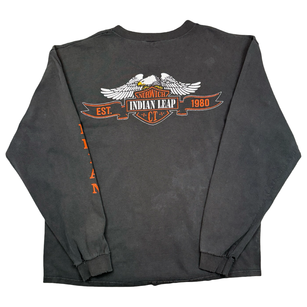 Vintage Norwich Indian Leap L/S Tee Black