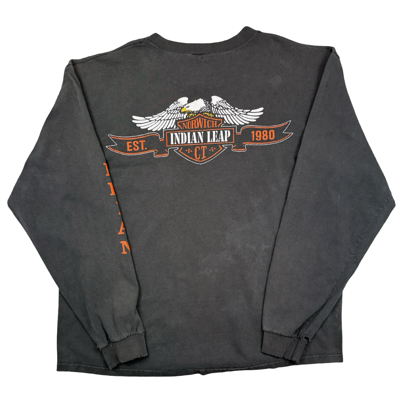 Vintage Norwich Indian Leap L/S Tee Black