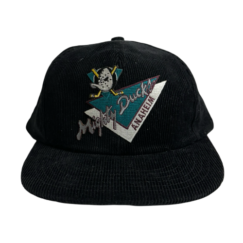 Vintage Corduroy Anaheim Mighty Ducks Hat | Vintage Clothing Store Canada