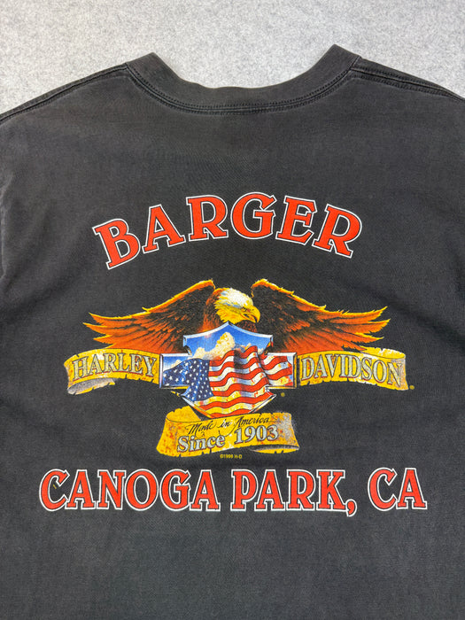 Vintage Harley Davidson Forged For The Future Tee Black | Vitnage Clothing Store Canada