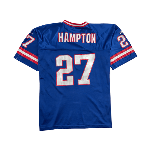 Vintage 90s Reebok Rodney Hampton Jersey Blue | Vintage Clothing Store Canada