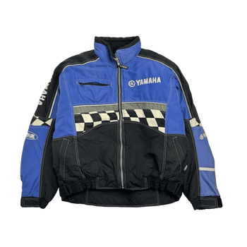 (XXL) Vintage 2000s Yamaha Insulated Racing Jacket Blue