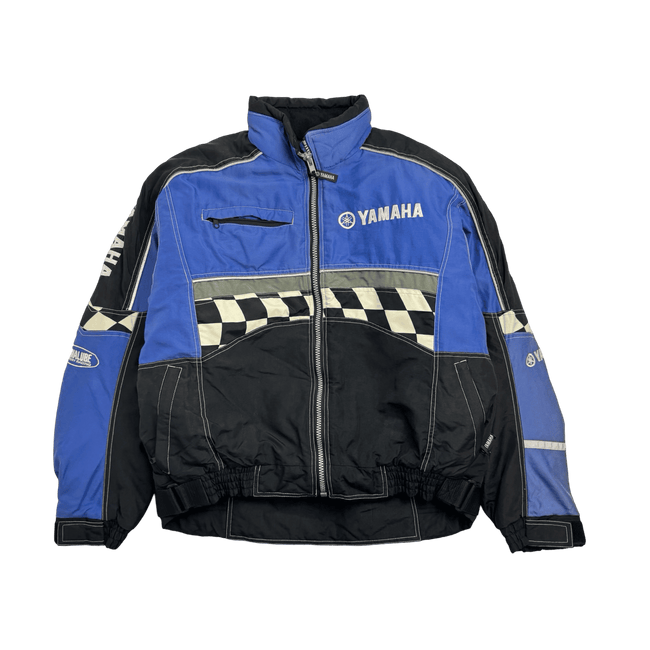 (XXL) Vintage 2000s Yamaha Insulated Racing Jacket Blue