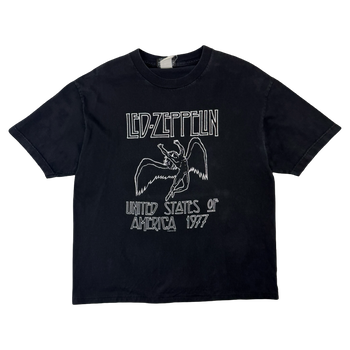 Vintage 2000's Led Zeppelin Tour Tee Black