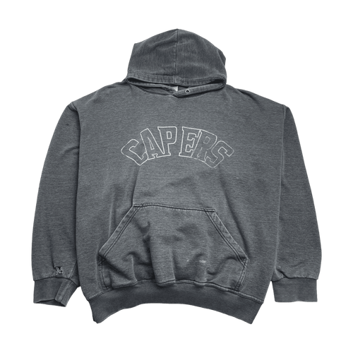 (XL) Vintage 2000s Capers Hoodie Dark Grey | Vintage Clothing Store Canada