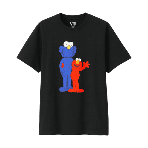 Kaws x Uniqlo x Sesame Street BFF Elmo Tee White | Vintage Clothing Store Canada