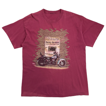 Vintage 1996 Harley Davidson Tee Red