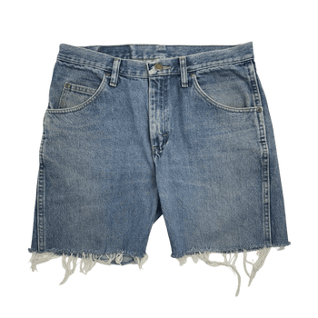 (32) Wrangler Denim Cut-Out Shorts