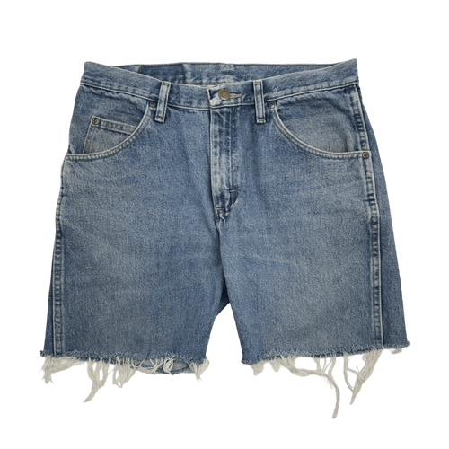 (32) Wrangler Denim Cut-Out Shorts | Vintage Clothing Store Canada