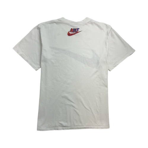 Vintage 90s Nike Spike Lee Swoosh Tee White | Vintage Clothing Store Canada