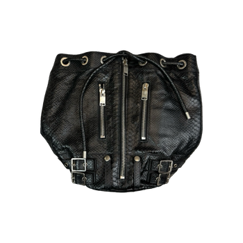 Saint Laurent Rider Bucket Medium Bucket Bag Black