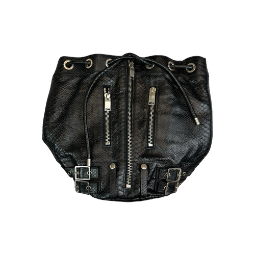 Saint Laurent Rider Bucket Medium Bucket Bag Black | Vintage Clothing Store Canada