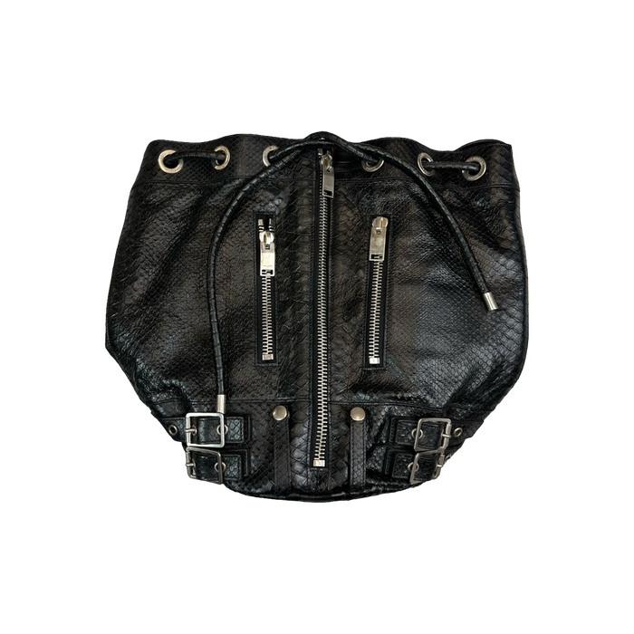 Saint Laurent Rider Bucket Medium Bucket Bag Black | Vitnage Clothing Store Canada