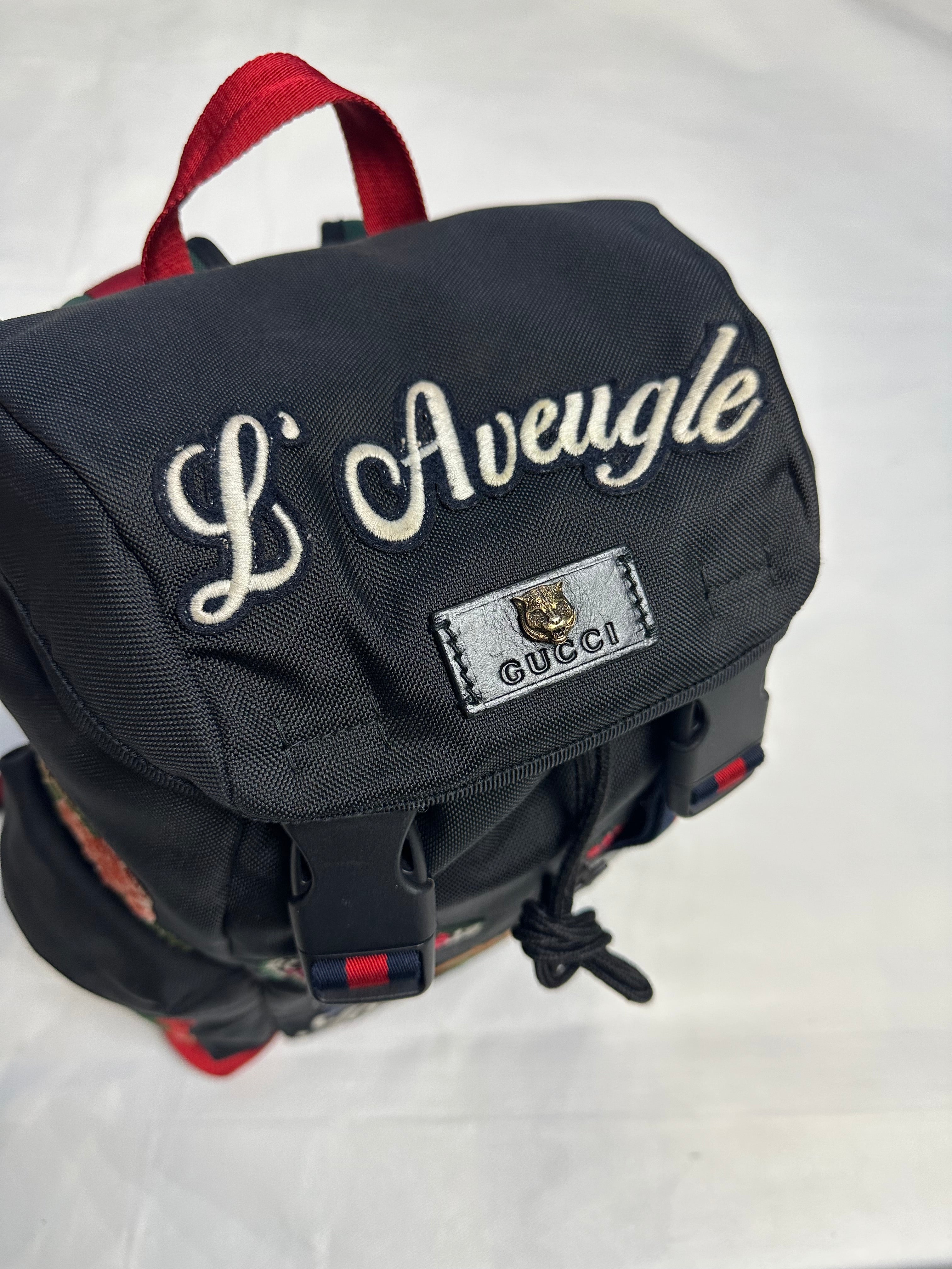 Gucci Techno L’Aveugle Par Amour Backpack