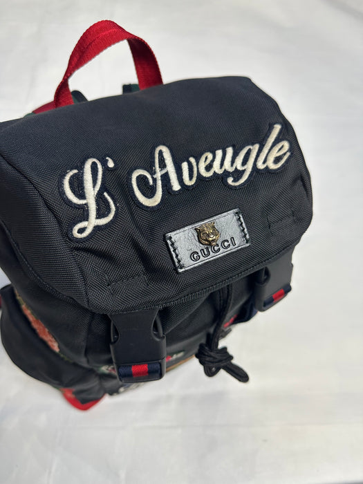 Gucci Techno L’Aveugle Par Amour Backpack | Vitnage Clothing Store Canada