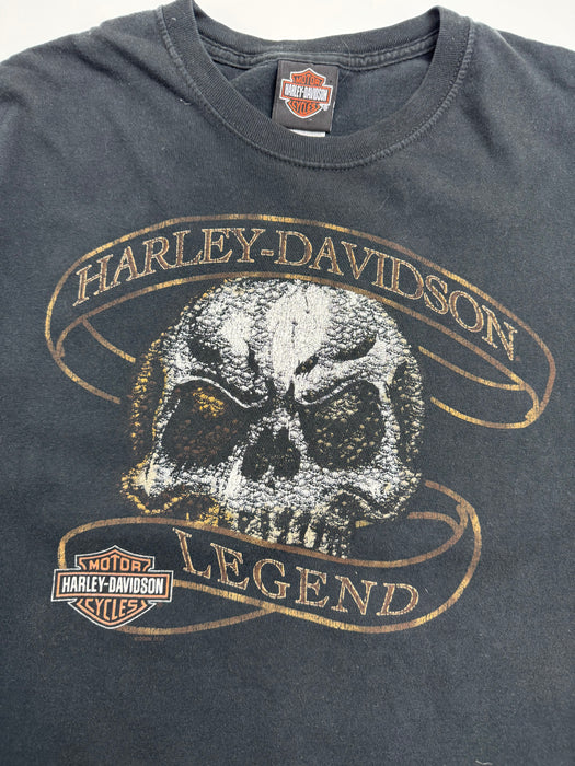 Vintage 2000s Kanes Harley Davidson Tee Black | Vitnage Clothing Store Canada