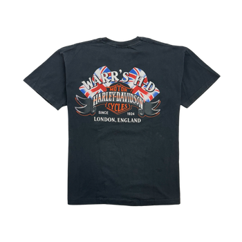 Vintage Warr's Harley Davidson Tee Black