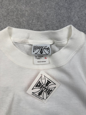 OG West Coast Choppers Logo Tee White