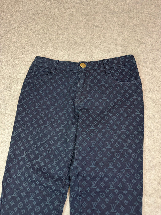 Women’s Louis Vuitton Monogram Denim Pants | Vitnage Clothing Store Canada