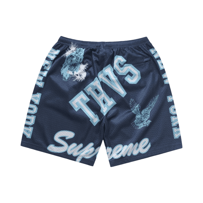 Supreme Varsity Mesh Shorts Navy | Vitnage Clothing Store Canada
