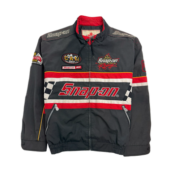 Vintage Snap On Racing Light Jacket Black