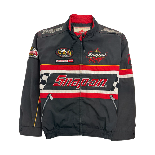 Vintage Snap On Racing Light Jacket Black | Vintage Clothing Store Canada