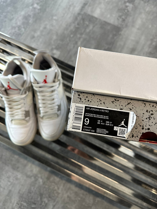 Air Jordan 4 Retro White Oreo 2021 (USED) | Vitnage Clothing Store Canada
