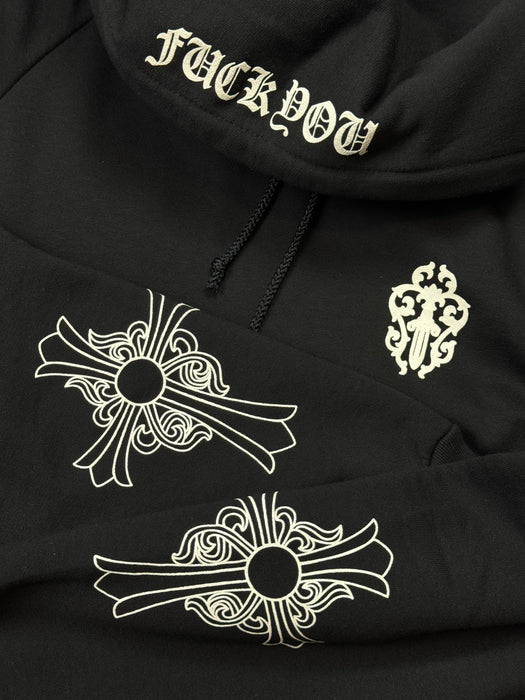 Vintage Chrome Hearts Thermal Lined Hoodie | Vitnage Clothing Store Canada