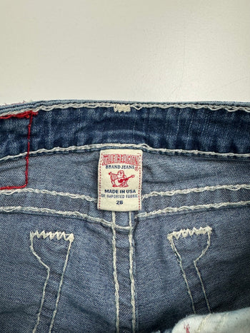 Vintage Y2k True Religion Johny Super T Cut Denim Pants