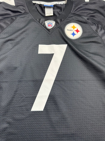 (L) NFL Pitsburg Steelers Ben Roethlisberger Jersey Black