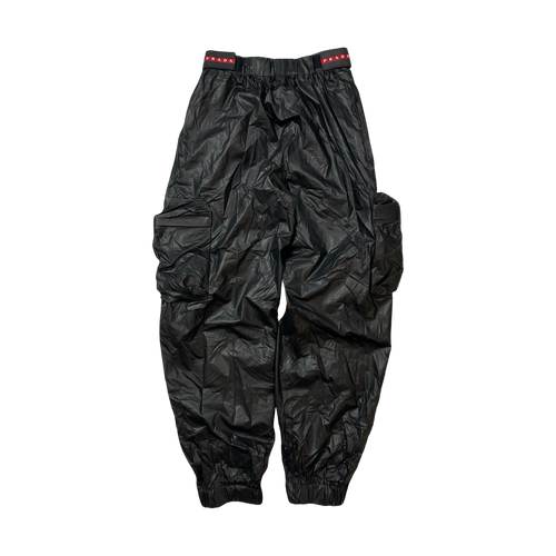 2019 Prada Light Re-Nylon Cargo Pants Black (USED) | Vintage Clothing Store Canada