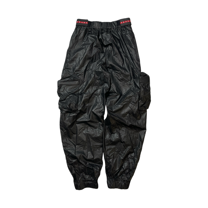 2019 Prada Light Re-Nylon Cargo Pants Black (USED) | Vitnage Clothing Store Canada