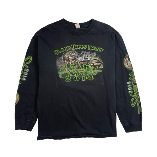 2014 Black Hills Sturgis L/S Tee Black | Vintage Clothing Store Canada