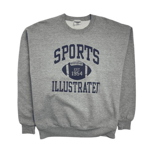 (L) Vintage 2000s Sports Illustrated Sweatshirt Grey | Vintage Clothing Store Canada