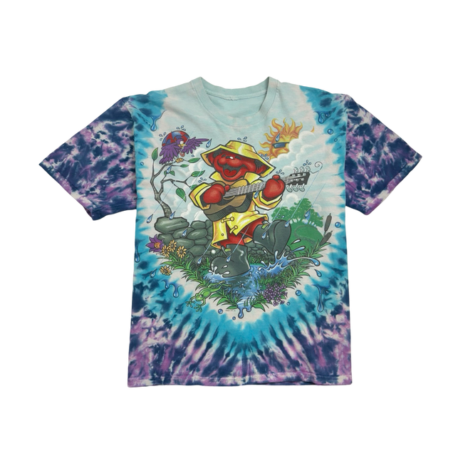 (L) Vintage 2000s Grateful Dead Bear Tye-Dye Tee