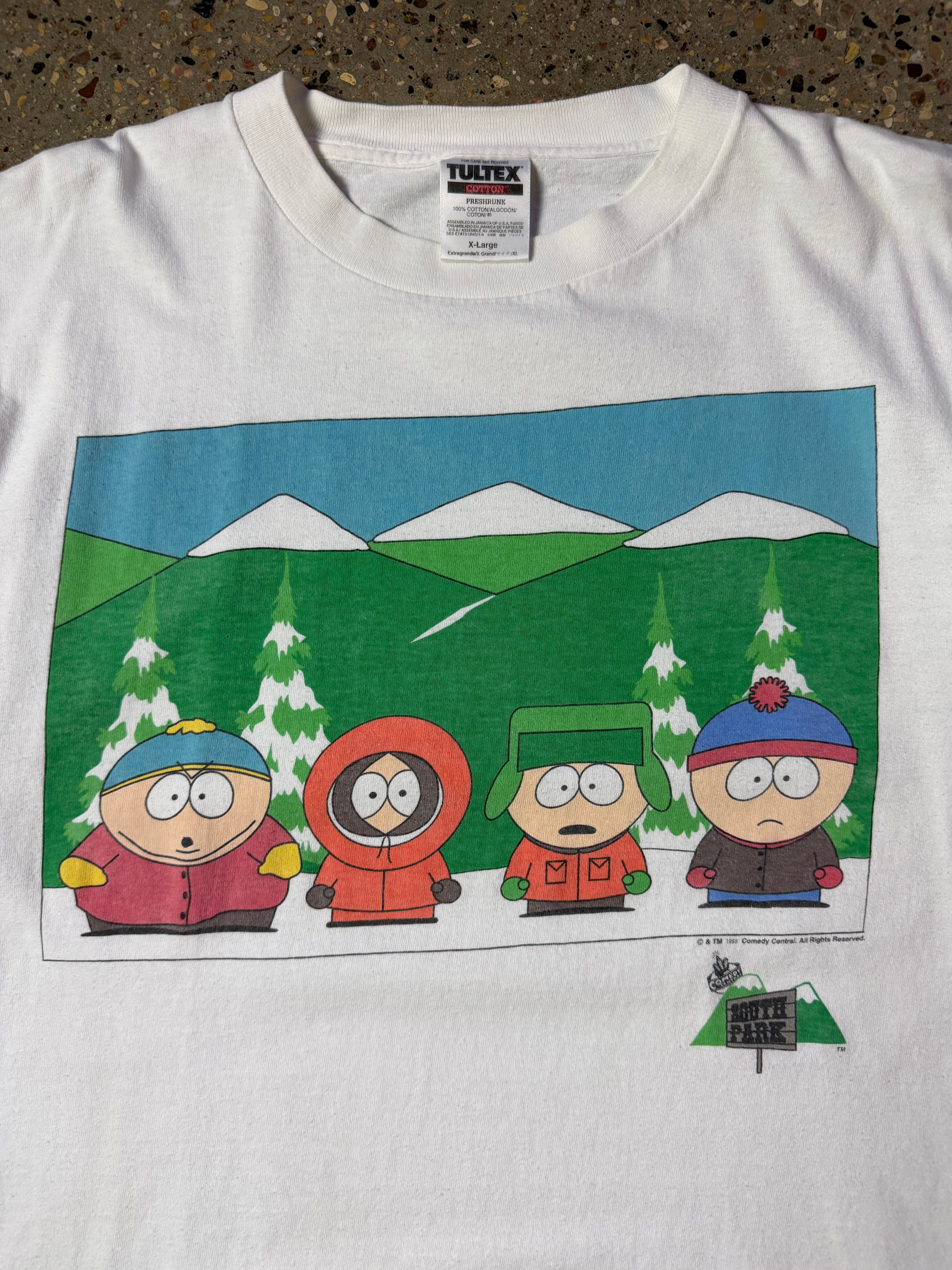 1998 Vintage South Park Tee White
